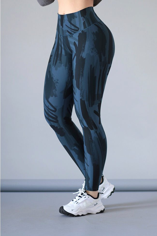 Leggins Rayado Azul