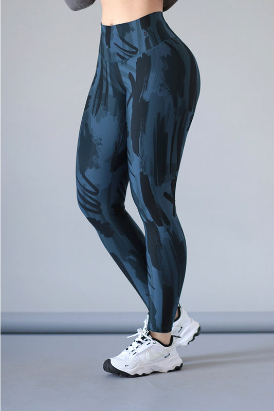 Leggins Rayado Azul