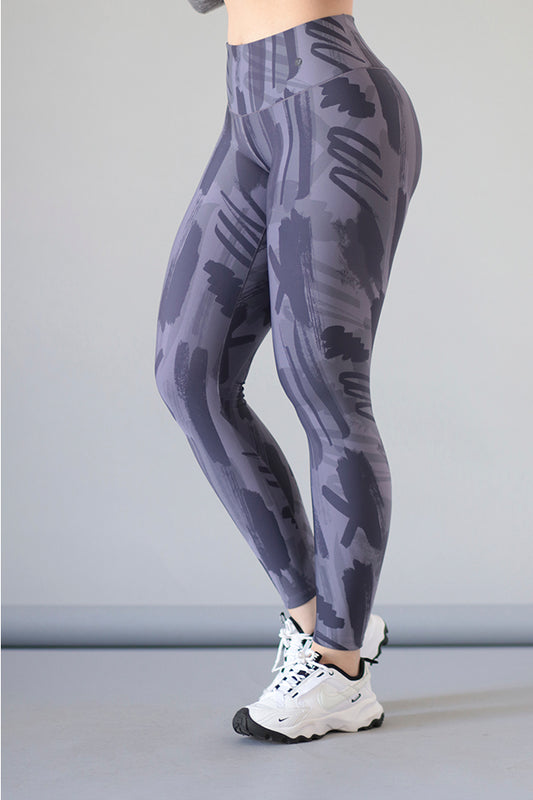 Leggins Rayado Morado