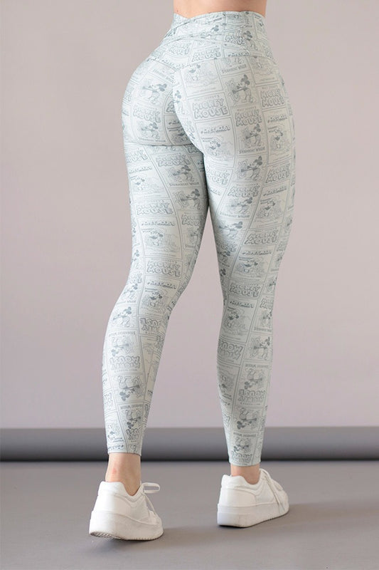 Leggins Mickey Blanco Push Up