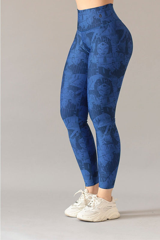 Leggins Azul Mujer Maravilla